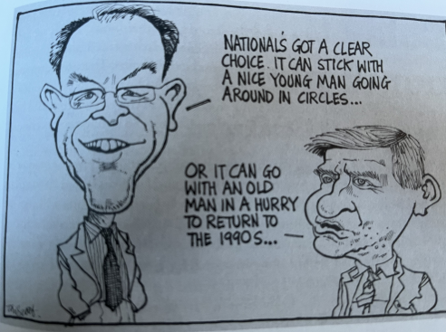 Don Brash cartoon Bill English